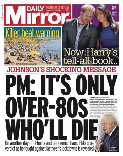 free daily mirror newspaper online.